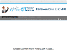 Tablet Screenshot of hablarenpublicoya.com